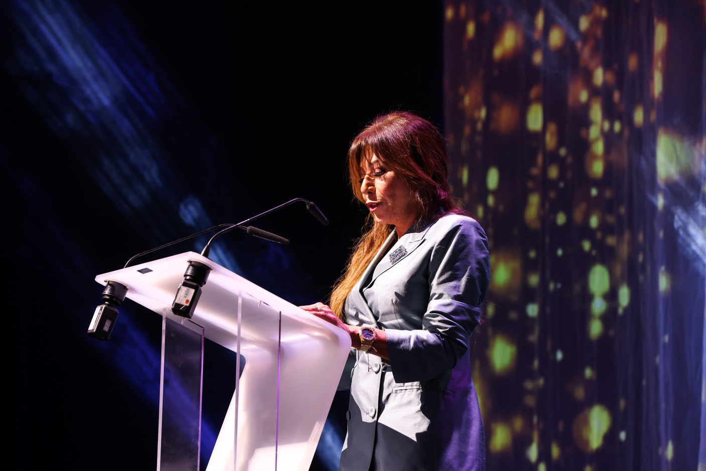 Lena Lascari (EFG Bank) presented the “Fintech entrepreneur” award during the 2023 Finance Awards, which took place on Tuesday 21 November 2023 at Casino 2000 in Mondorf. Photo: Eva Krins and Marie Russillo/Maison Moderne