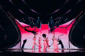 All-female group Vesna, qualified Czechia for the final with their multilingual song “My Sister’s Crown”, during the Eurovision Song Contest in Liverpool, 9 May 2023. Photo: Sarah Louise Bennet/EBU