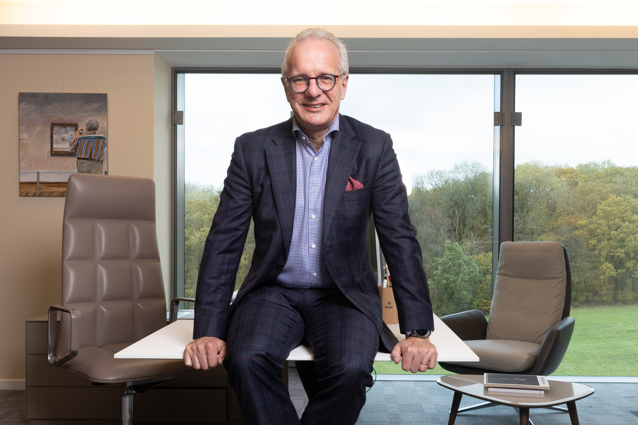 Marc Lauer, CEO of Foyer Group and vice chair of the Luxembourg Insurance and Reinsurance Association (Aca), speaks about AI at the Nexus2050 technology conference, taking place at Luxexpo, 26-27 June 2024. Library photo: Guy Wolff (2023)