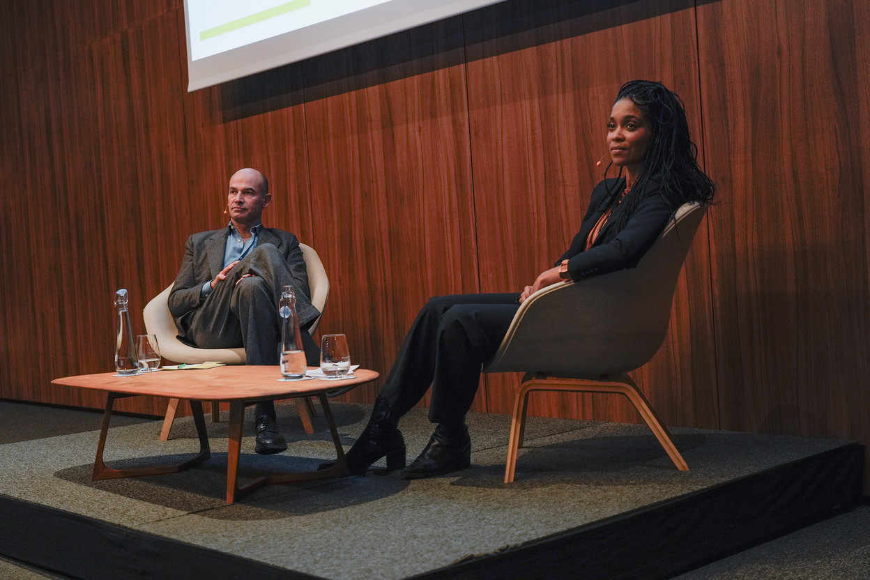Daniel Sachs (P Capital Partners) and Jana Degrott (Real Impact Hub). Photo: Virginie Willemet/Vyou