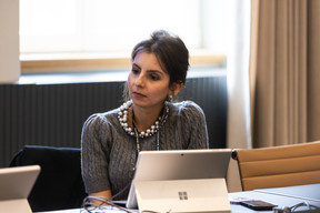 Soukaina Mamoun (Excellium) at the Paperjam Club’s Workshops Day, held at Neimënster Abbey, 21 January 2025. Photo: Eva Krins/Maison Moderne