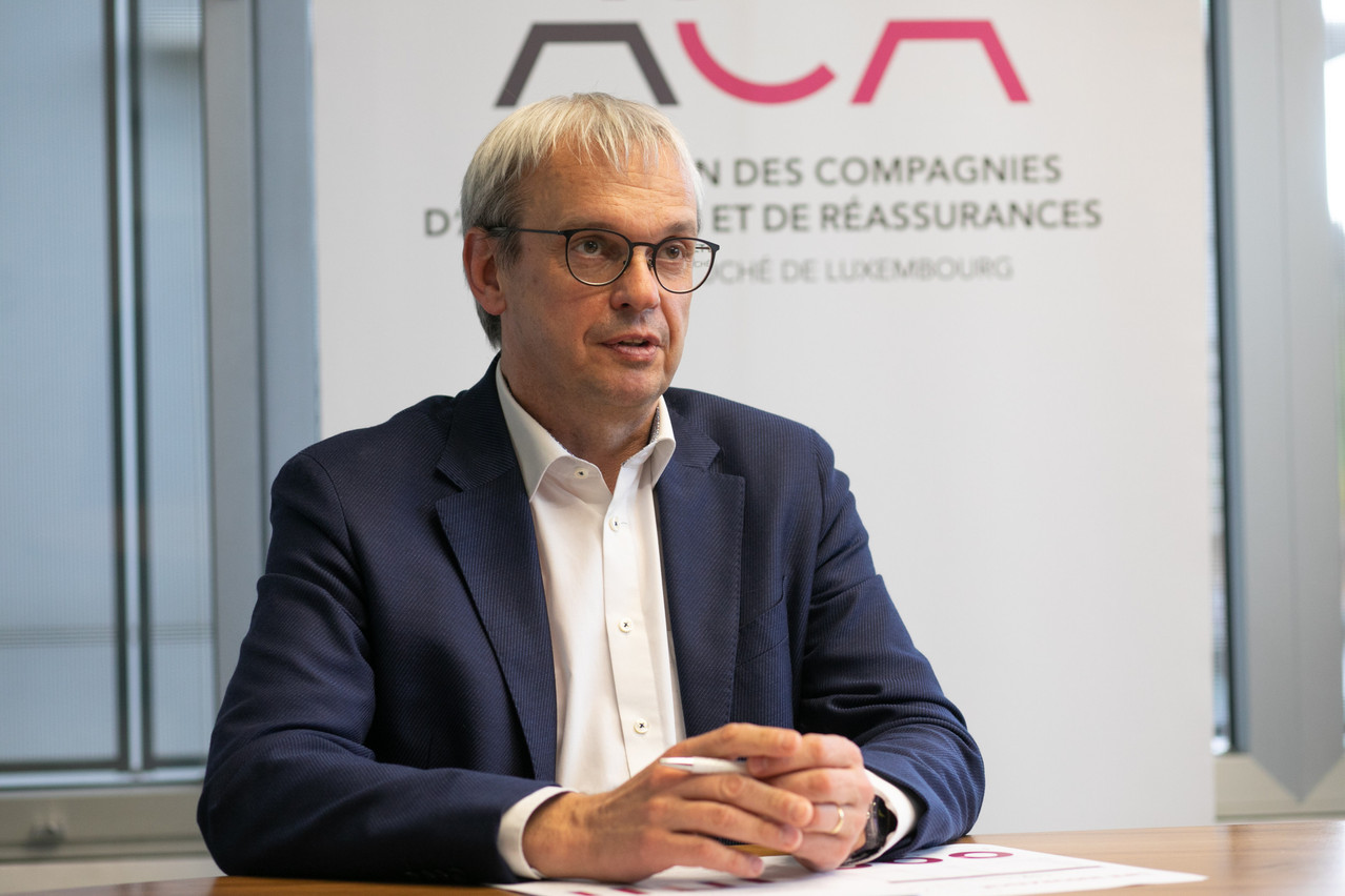 Marc Hengen, administrateur délégué de l’Aca, donne le point de vue du secteur des assurances sur les avantages de Luxembourg en tant que Place internationale. (Photo: Matic Zorman/Maison Moderne)