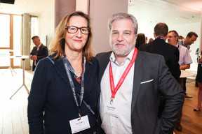 Mary Carey (PwC) et Youcef Damardji (Maison Moderne). (Photos: Marie Russillo/Maison Moderne)