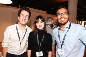 Zacharie Thimmesch-Oudar, Noémie De Poulpiquet (Banque Européenne d'Investissement) et Sitraka Forler (Square Management Luxembourg). (Photos: Marie Russillo/Maison Moderne)