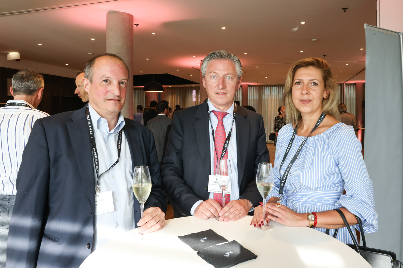 Laurent Fourez (LFZ Consulting), Pascal Gerard (Edmond de Rothschild Europe) et Irina Rojnova (Storyboros). (Photos: Marie Russillo/Maison Moderne)