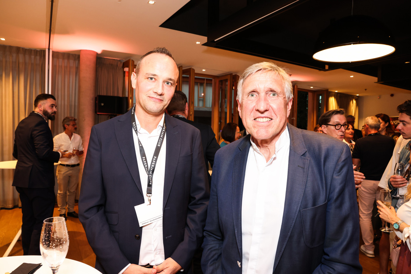 Jean-Louis Foguenne (Nomura) et François Bausch (déi Gréng). (Photos: Marie Russillo/Maison Moderne)