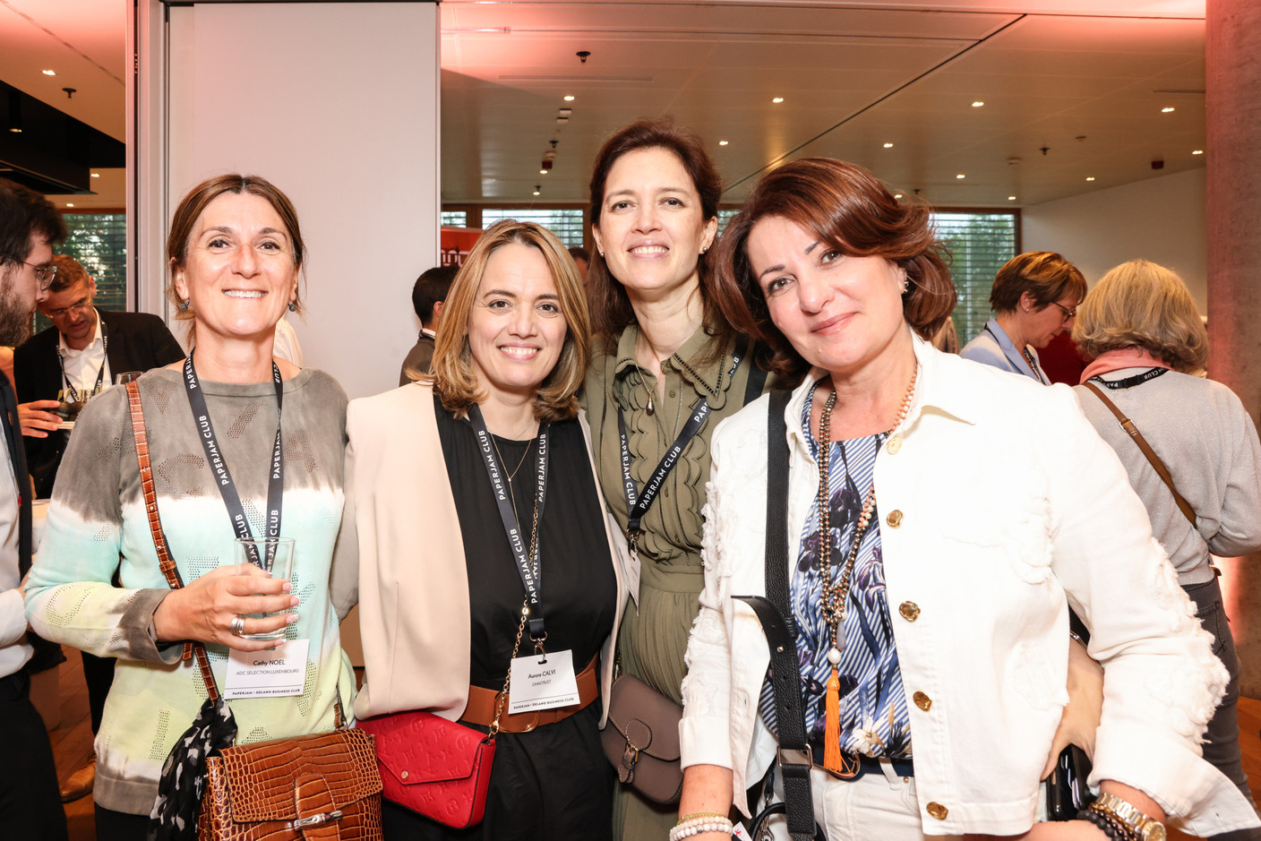 Cathy Noel (ADC Selention Luxembourg), Aurore Calvi (Omnitrust), Lea Sitbon (By Lea) et Corinne Migueres (FFCEL). (Photos: Marie Russillo/Maison Moderne)