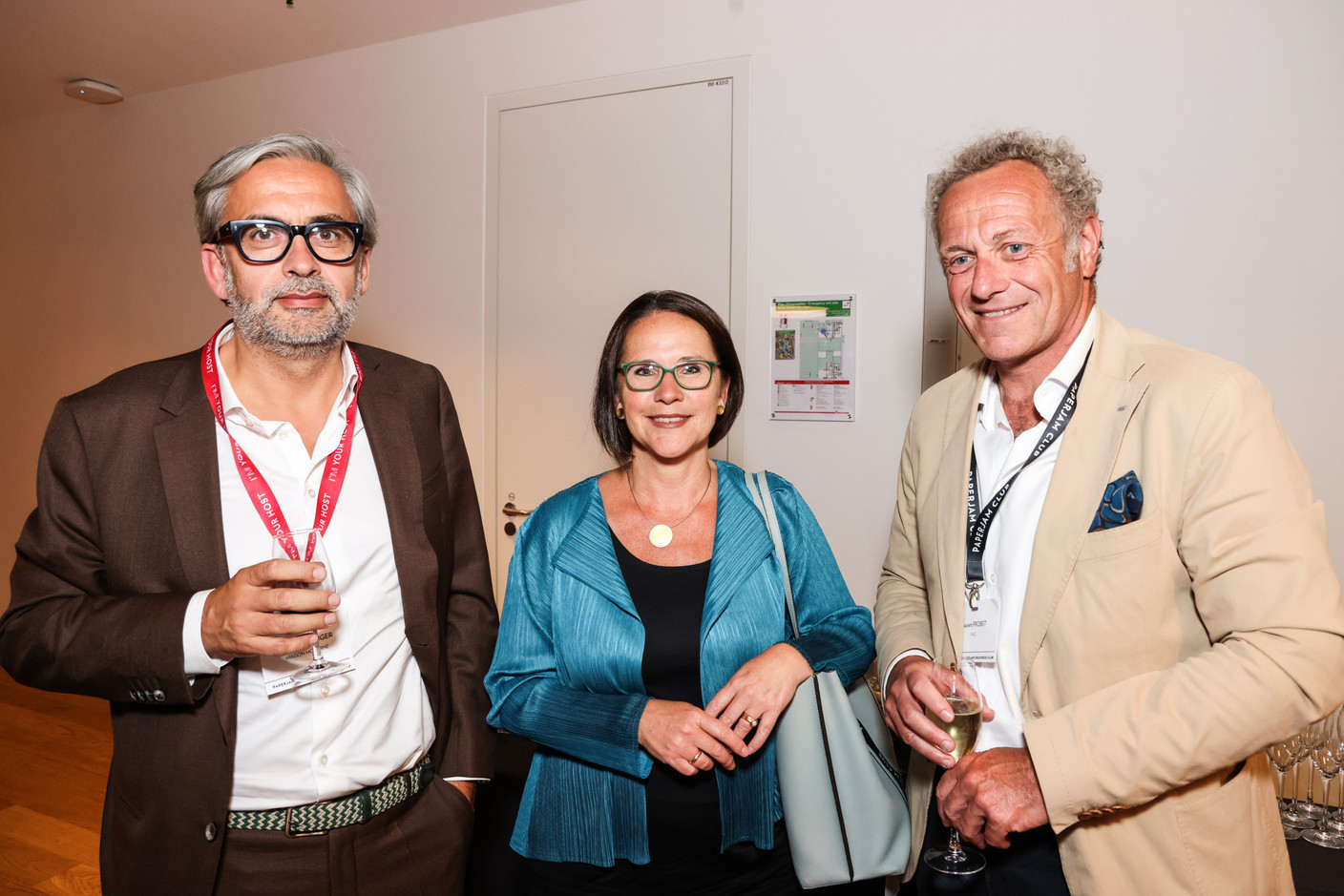 Mike Koedinger (Maison Moderne), Yuriko Backes (DP) et Laurent Probst (PwC). (Photos: Marie Russillo/Maison Moderne)