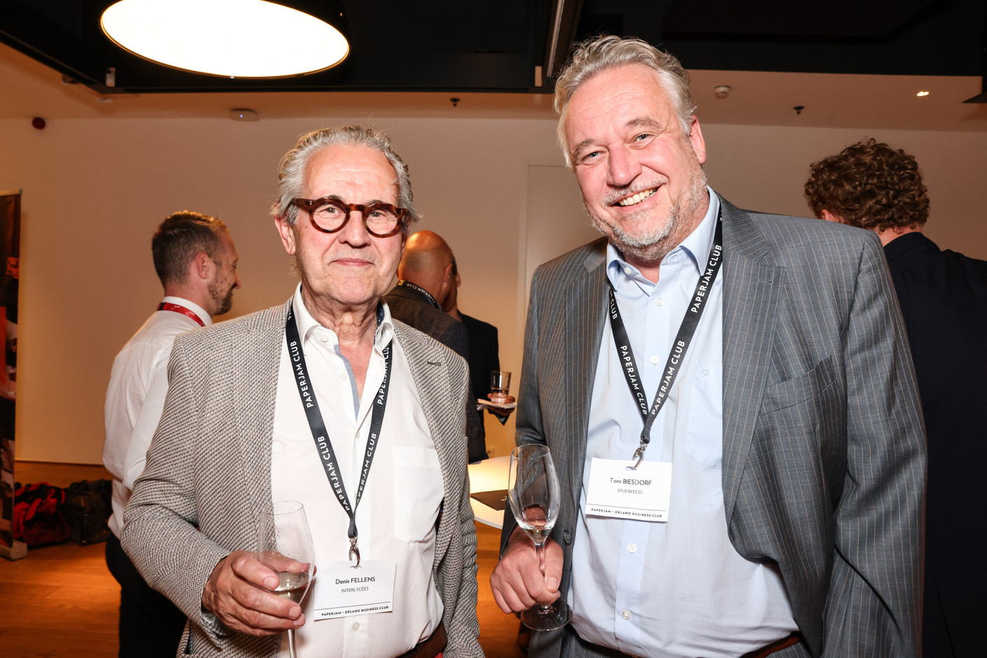 Denis Fellens (Interlycées) et Tom Biesdorf (Spuerkeess). (Photos: Marie Russillo/Maison Moderne)