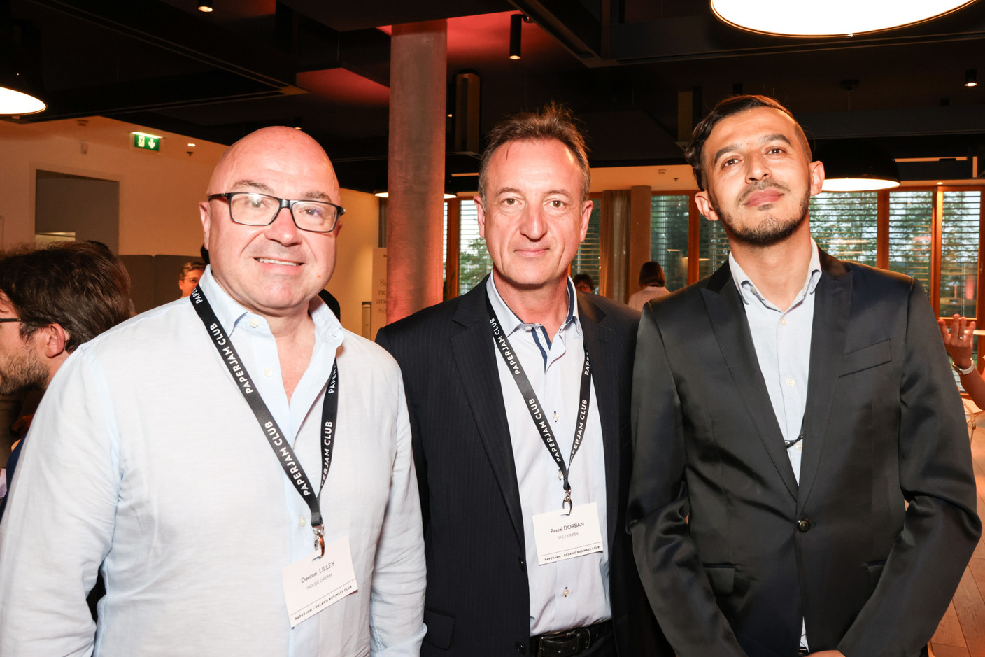 Denton Lilley (House Dream), Pascal Dorban (SFC Conseil) et Saad Reffali (Orange). (Photos: Marie Russillo/Maison Moderne)