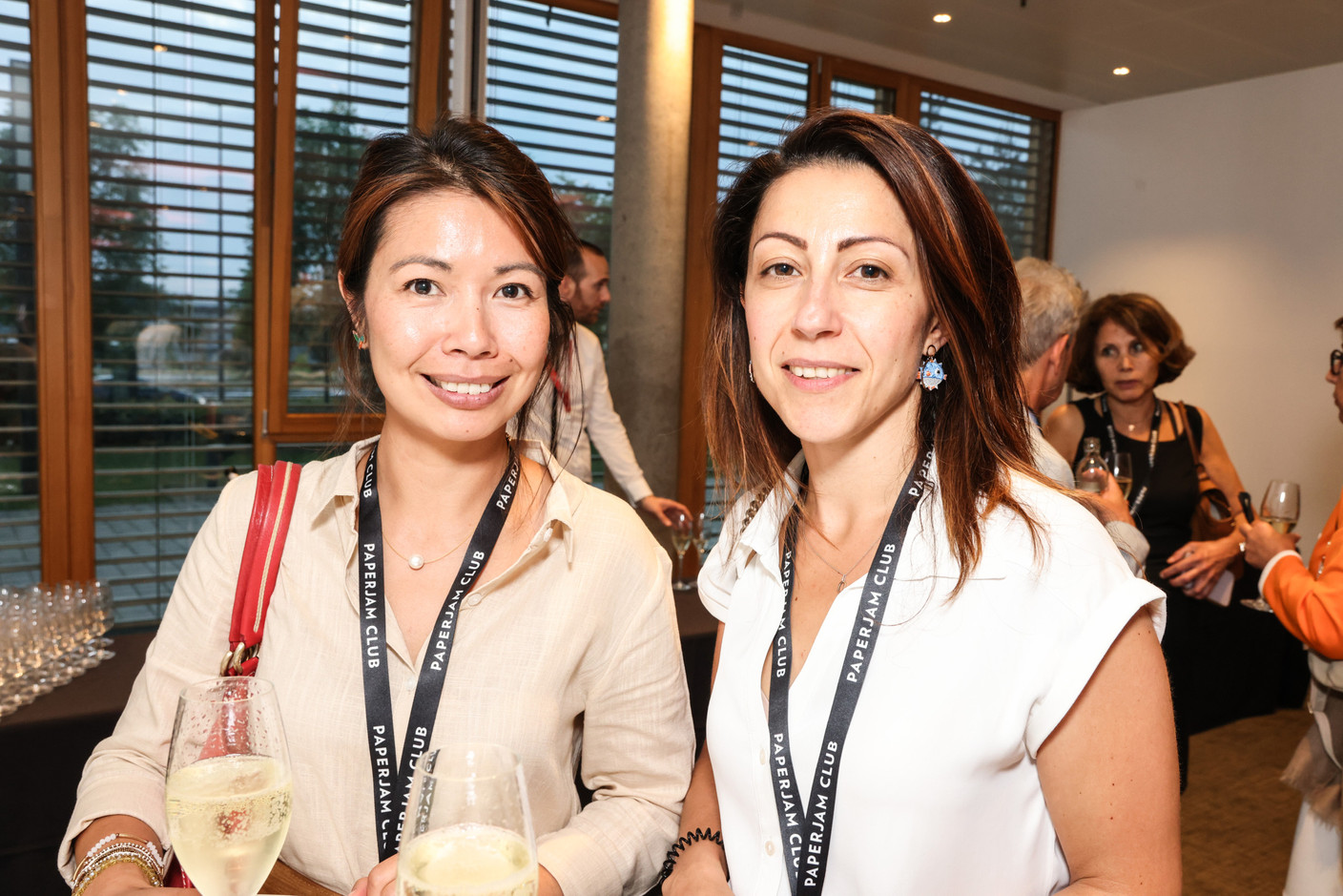 Sorya Tea (Bank of New York Mellon) et Sara Pereira (Northern Trust). (Photos: Marie Russillo/Maison Moderne)