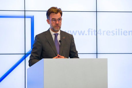 Franz Fayot prolonge d’un an le programme Fit 4 Resilience, qui vise à aider les entreprises à se réinventer en période de crise, notamment en termes de digitalisation. (Photo: SIP / Emmanuel Claude)