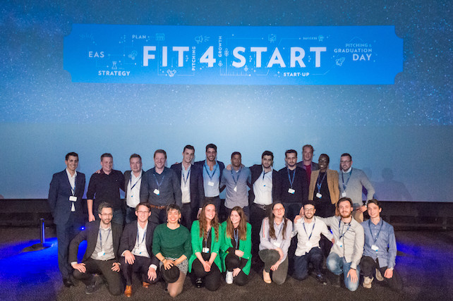 Les start-up retenues pour participer à la huitième édition de Fit4Start. (Photo: Marie de Decker)