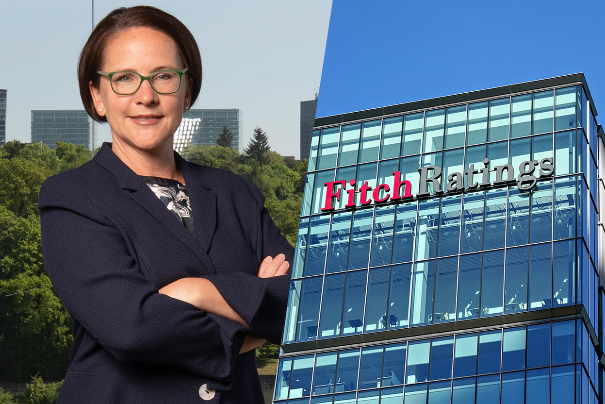 While Fitch confirms Luxembourg’s AAA rating, finance minister Yuriko Backes (DP) confirms that the business tax credit is due to be voted on before the start of the summer. Photos: Guy Wolff / Maison Moderne; Shutterstock. Montage: Maison Moderne