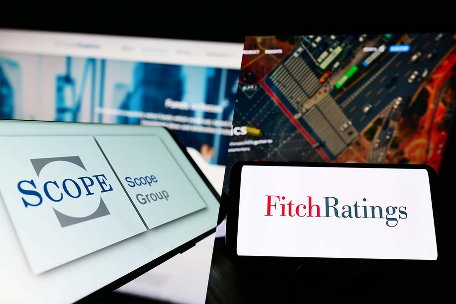 Scope Ratings and Fitch Ratings both published their twice-yearly review of Luxembourg public debt on 24 May 2024. Photos: Shutterstock; Montage: Maison Moderne