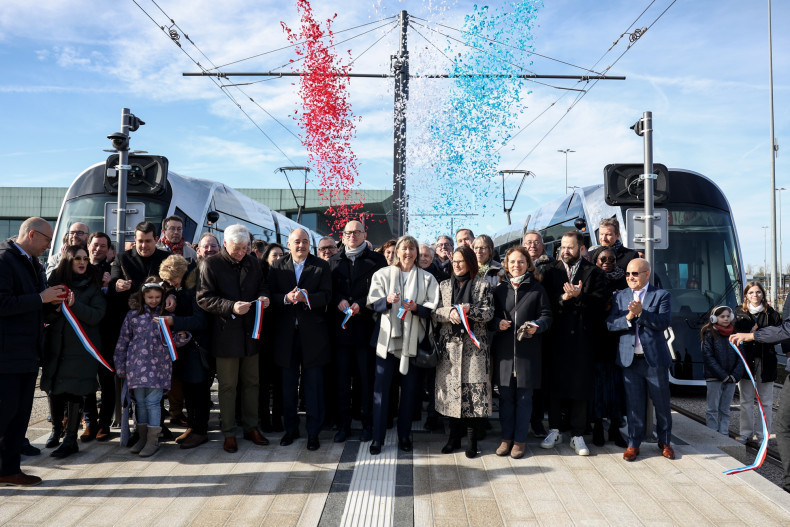 The opening of two new tram stations makes access to the airport easier.  Photo: Luxtram