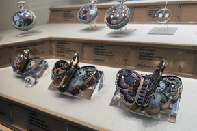 The watches in the museum boast a wealth of detail.  (Photo: Emilio Naud/Paperjam)