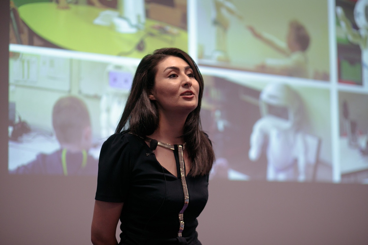 Aida Nazarikhorram, co-founder of LuxAI, seen in 2016.  Library picture: Matic Zorman/Maison Moderne 