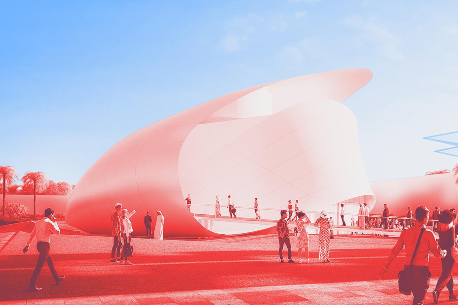 The original design behind the Luxembourg pavilion at the Expo 2020 Dubai Photo: Metaform Architects