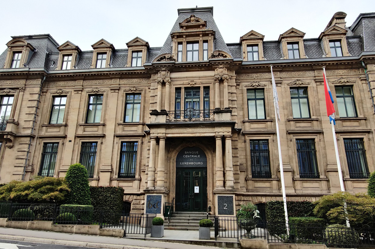 The Luxembourg Central Bank (Banque Centrale du Luxembourg) said that the fixed interest rate for mortgage loans increased to 3.33% in November 2022. Photo: Christophe Lemaire / Paperjam / archives
