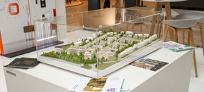 Vue de la maquette du projet à Bertrange. ( (Photo: Format))