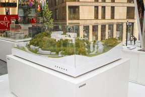 Vue de la maquette du projet à Strassen. (Photo: Format)