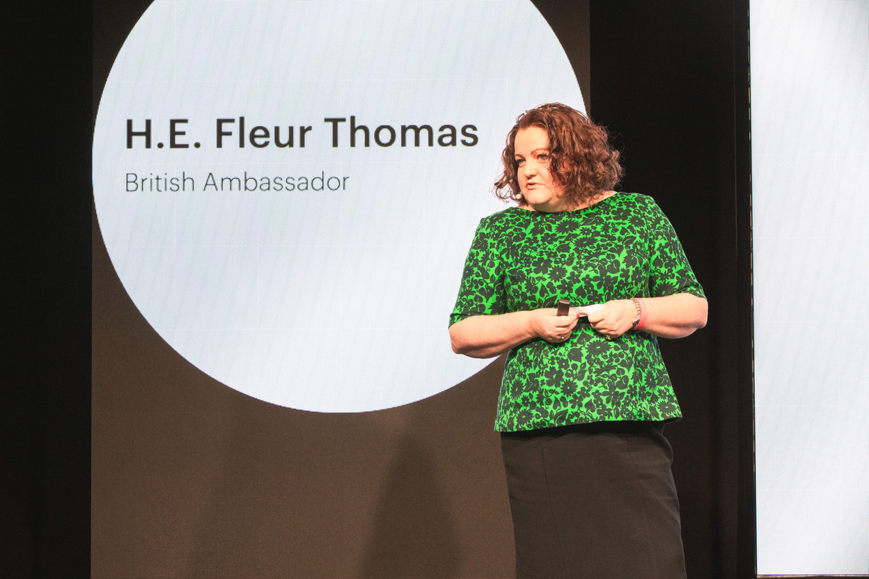 Fleur Thomas (British Ambassador) ( Photo: Eva Krins and Simon Verjus/Maison Moderne)