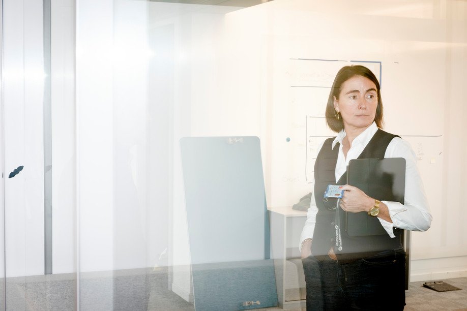 Florence Martin is human resources director at the Foyer group. (Photo: Jan Hanrion/Paperjam)
