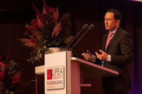 Gregory Fayolle of Oraxys is seen speaking during LPEA Insights 2022, 13 October 2022. Photo: Nader Ghavami