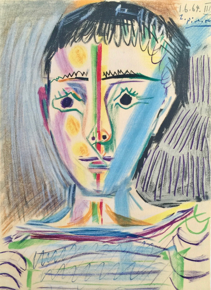«Le Marin» – lithographie de Pablo Picasso vendue par la Galerie Elisabeth Stumpfoll (Gmunden, Autriche). (Photo: Antiques & Art Fair Luxembourg)