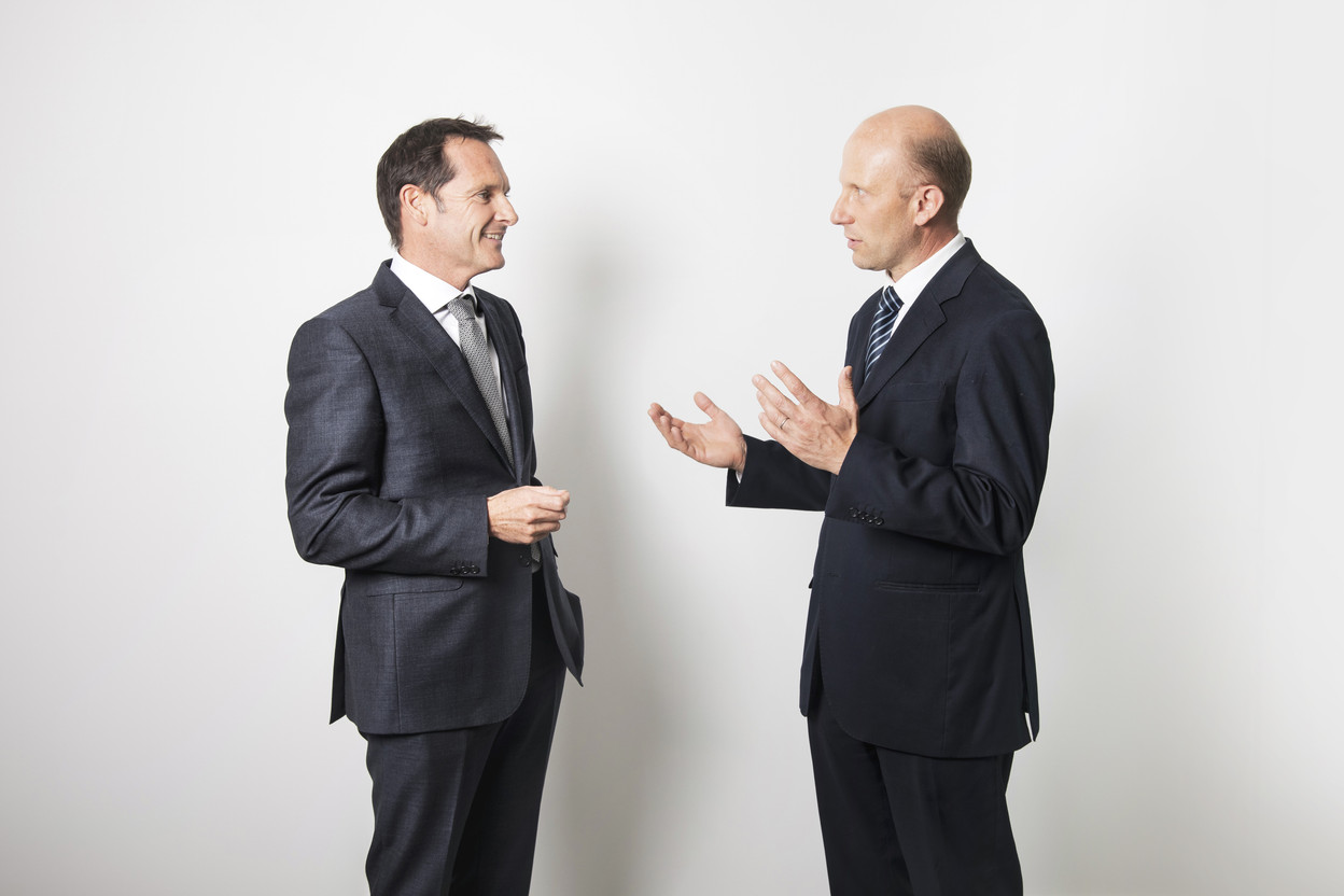 Raphaël Delplanque, Cofondateur de Venture Corporate Group, et Frédéric Fauveaux, Directeur Général de Venture Corporate Group.  Jan Hanrion / Maison Moderne Publishing SA