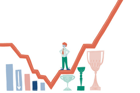 Alors que l’économie réelle a été profondément impactée par la crise du Covid-19, la finance, elle, a battu de nouveaux records en 2020. (Ilkustration: Salomé Jottreau)