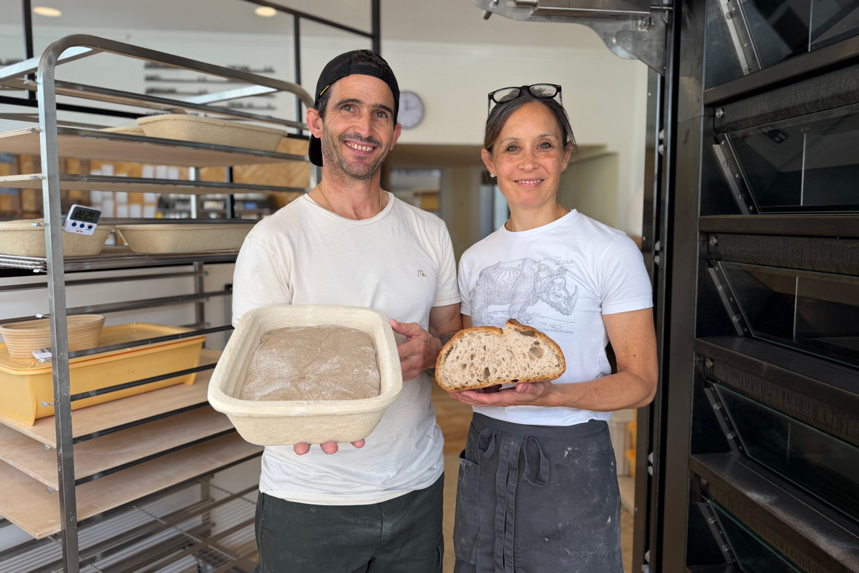 With Open Crumb in Belair, Robin Sheedy and Tiago Bastos have given up everything to start a new career in flour and sourdough. (Photo: Paperjam)