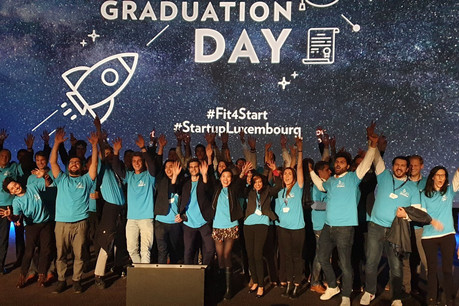 La nouvelle promotion du Fit4Start est arrivée. Plein d’énergie avec des projets dans des tendances verticales comme l’espace ou la santé. (Photo: Luxinnovation)