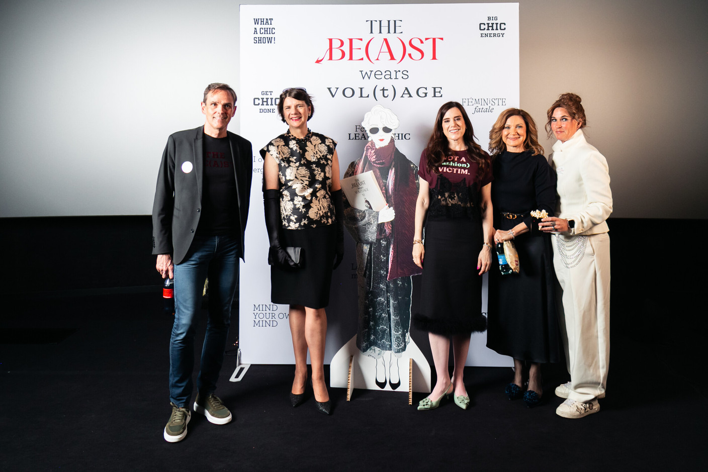 Claude Bever, Vania Henry, Claudie Grisius, Sandy Wewer and Vero Bever. (Photo: Stephanie Jabardo)