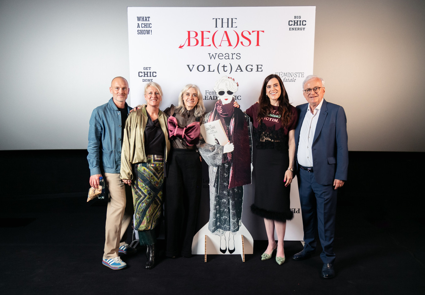 David Rosner, Miriam Rosner, Stéphanie Grisius, Claudie Grisius and Henri Grisius. (Photo: Stephanie Jabardo)