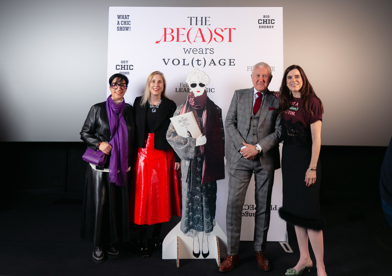 Enza Fuzio, Martine Capus, Richard Hawel and Claudie Grisius. (Photo: Stephanie Jabardo)