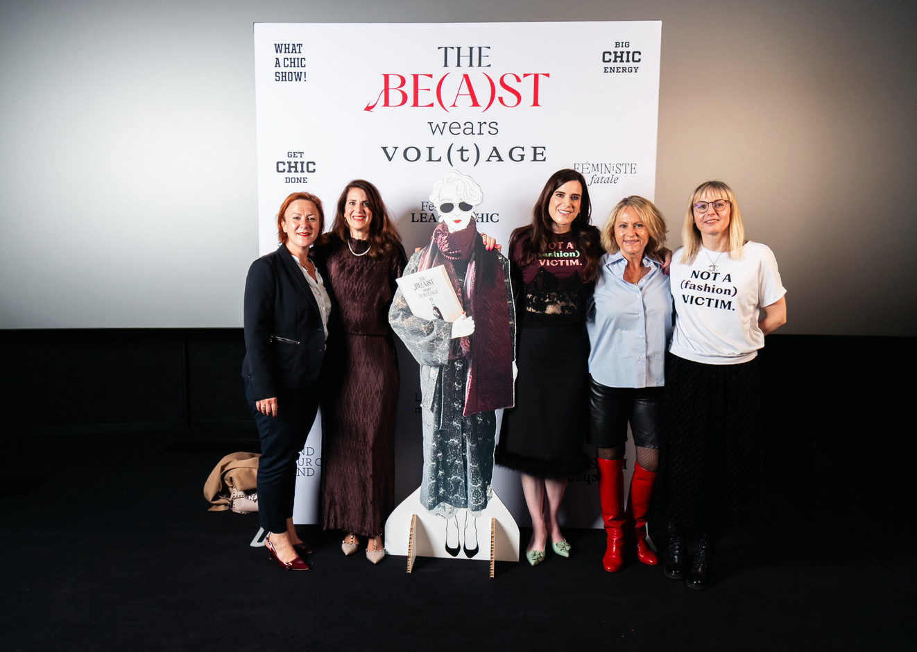 Peggy Jacob, Steffi Ferring, Claudie Grisius, Cécile Arrecgros and Sabrina Sabidussi. (Photo: Stephanie Jabardo)