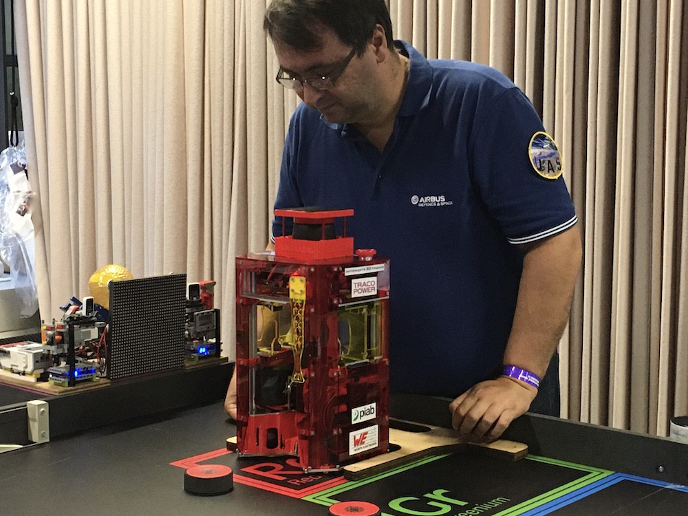 Les robots étaient aussi au cœur des attractions cette année, avec l’organisation d’une compétition de robotique par Planète Sciences et PM-Robotix. (Photo: Paperjam)
