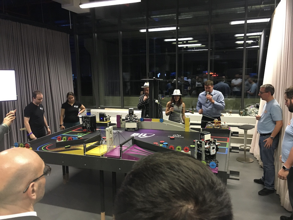 Les robots étaient aussi au cœur des attractions cette année, avec l’organisation d’une compétition de robotique par Planète Sciences et PM-Robotix. (Photo: Paperjam)