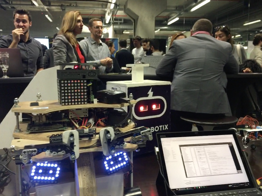 Les robots étaient aussi au cœur des attractions cette année, avec l’organisation d’une compétition de robotique par Planète Sciences et PM-Robotix. (Photo: Paperjam)