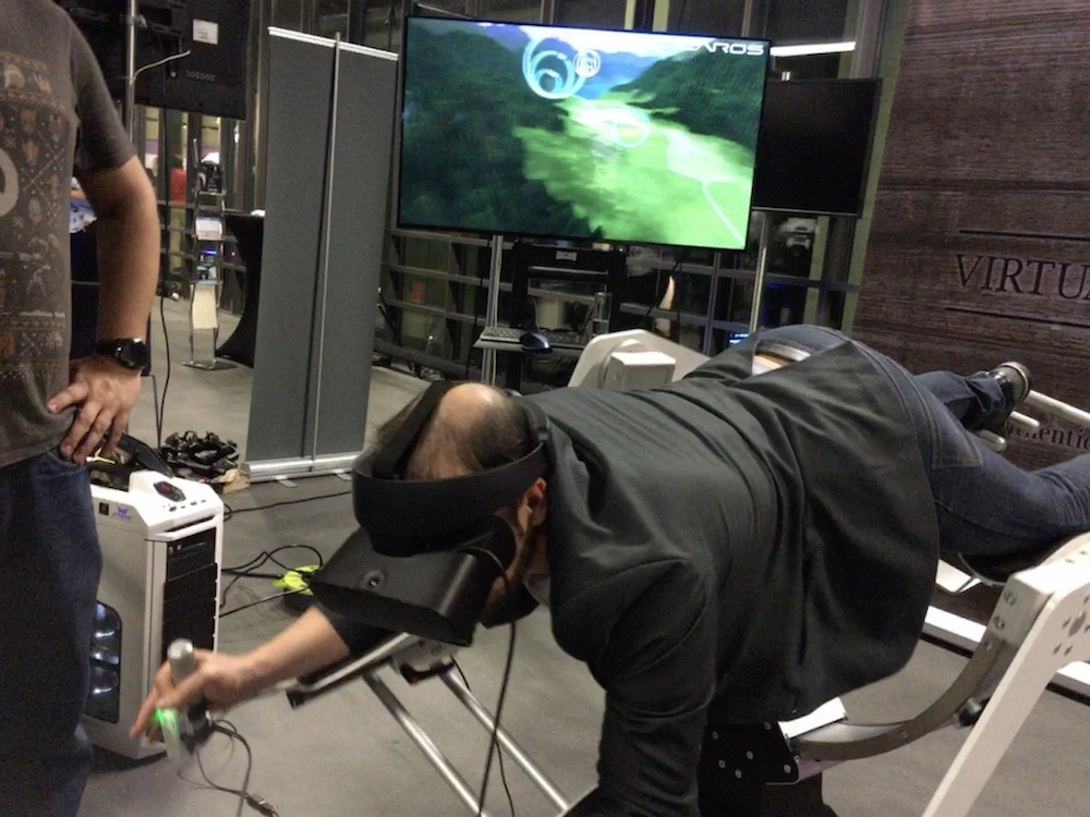 Le stand des Virtual Rangers. (Photo: Paperjam)