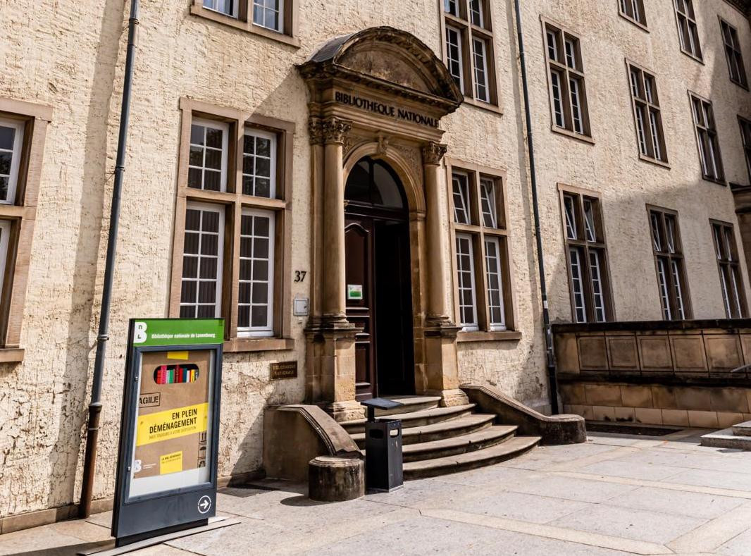 The building in Luxembourg City was once home to the Athénée school and later became the national library Photo: Edouard Olszewski