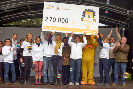 L’édition 2019 du Lëtz Go Gold a permis de réunir 270.000 euros pour des projets de recherche. (Photo: Fondatioun Kriibskrank Kanner)