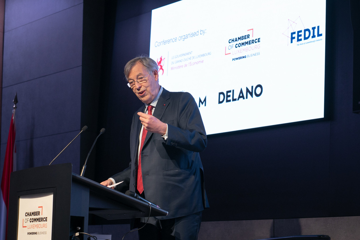 François Heisbourg, pictured here during the 2023 edition of the Journée de l’économie, argues for an overhaul of the architecture of European defence to enable it to free itself from American strategic primacy. Photo: Matic Zorman / Archives