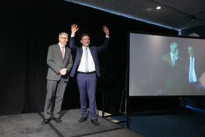 Fred Keup et le député Fernand Kartheiser. (Photo: Matic Zorman/Maison Moderne)