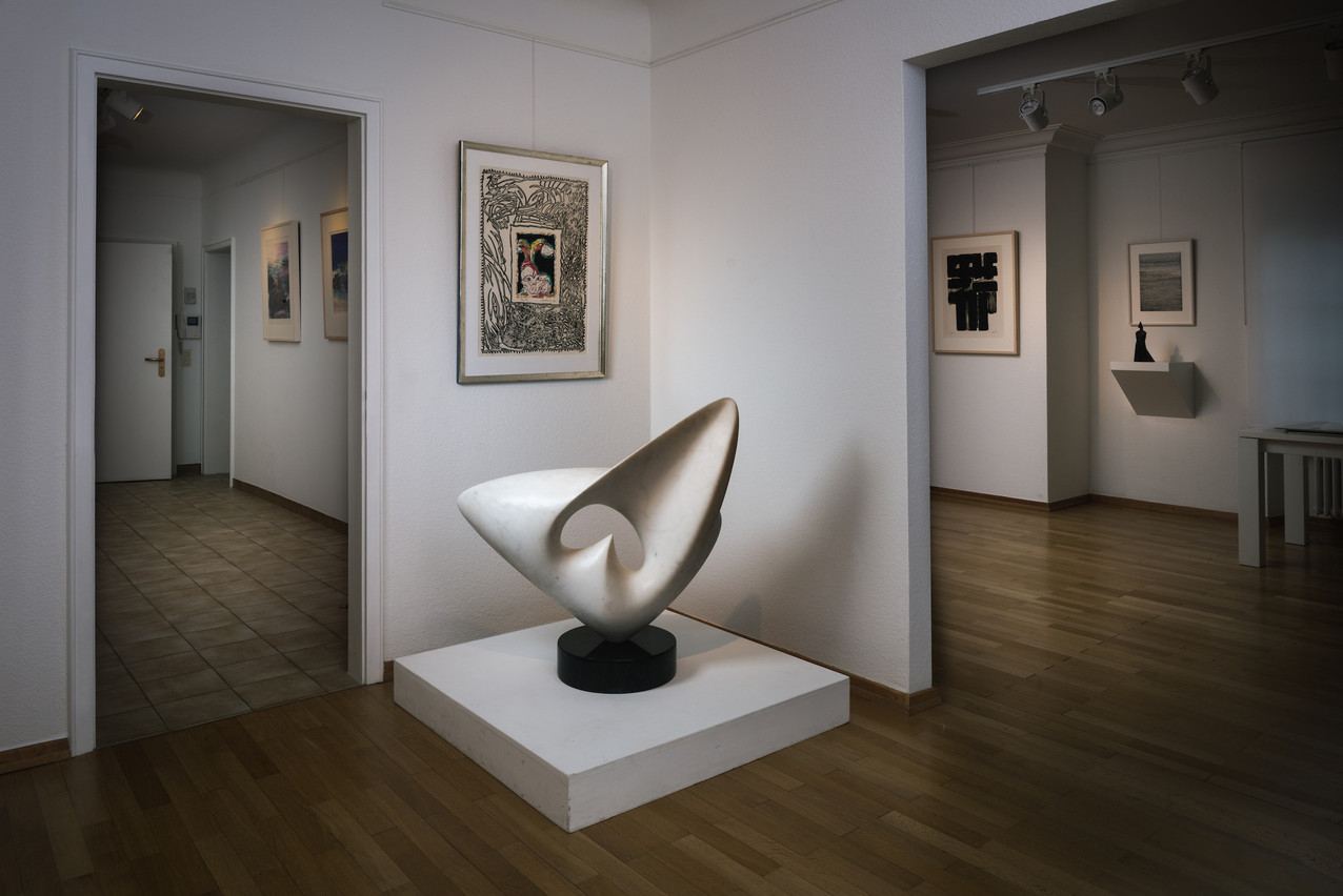 View of Frédéric Hessler's gallery in Luxembourg-Belair. (Photo: Nader Ghavami/Maison Moderne)