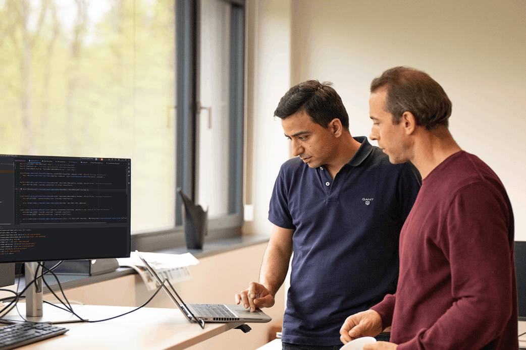 Julien and Arsham, Senior Backend Developers at Losch Digital Lab Losch Digital Lab