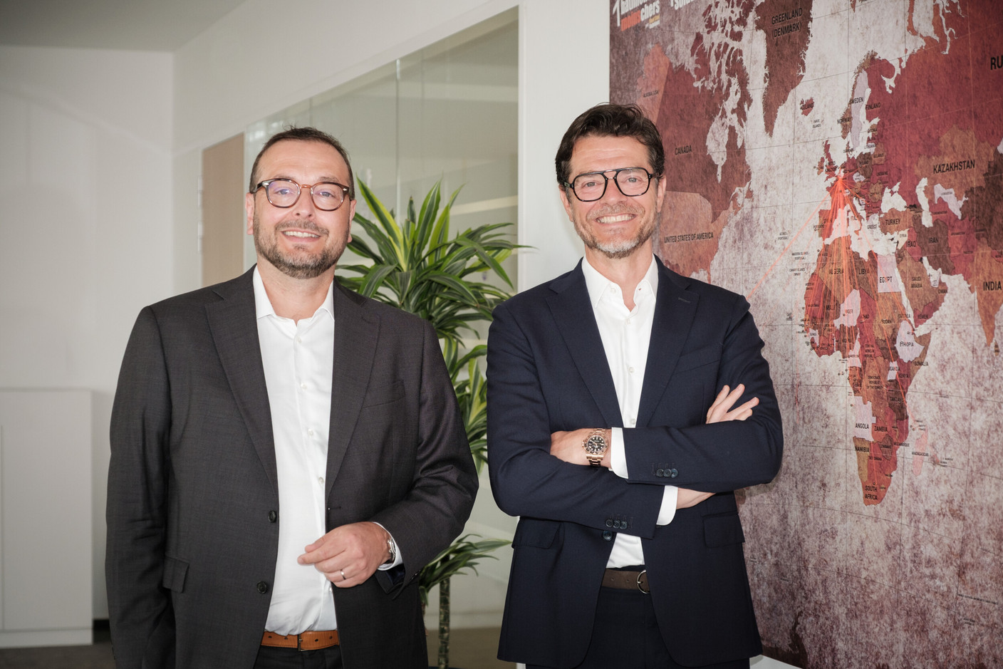 From left to right: Vincent and Dominique Lyonnet, leading the family-owned company rebranded as Steel Shed for its 25th anniversary, are driving growth from Bertrange with a long-term vision. Patricia Pitsch