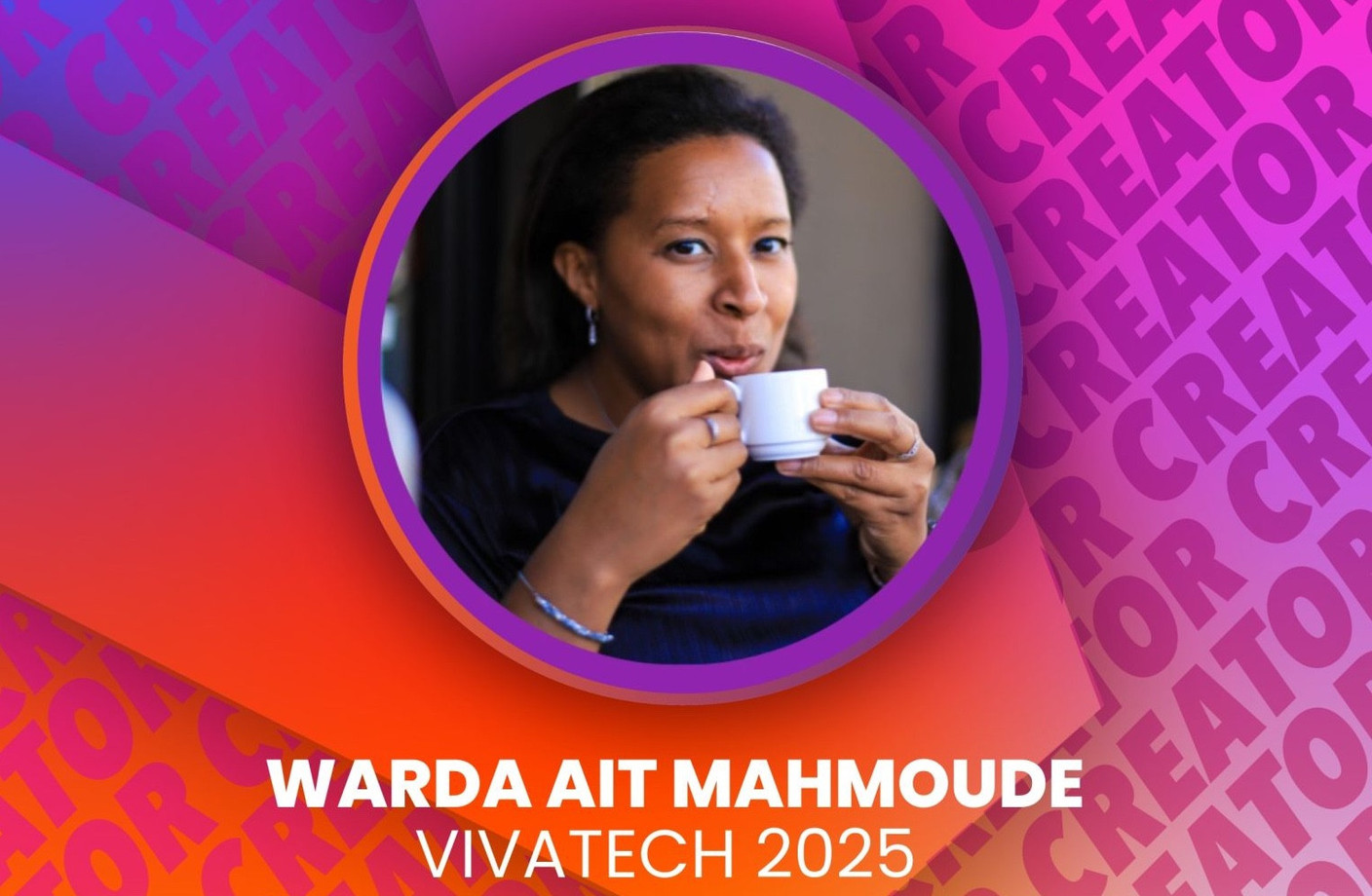 From Luxembourg to Paris, a journey guided by the desire to make tech accessible to as many people as possible. Warda Aït Mahmoude is participating as an ambassador at Vivatech 2025. Photo: Trajectoires de Carrière